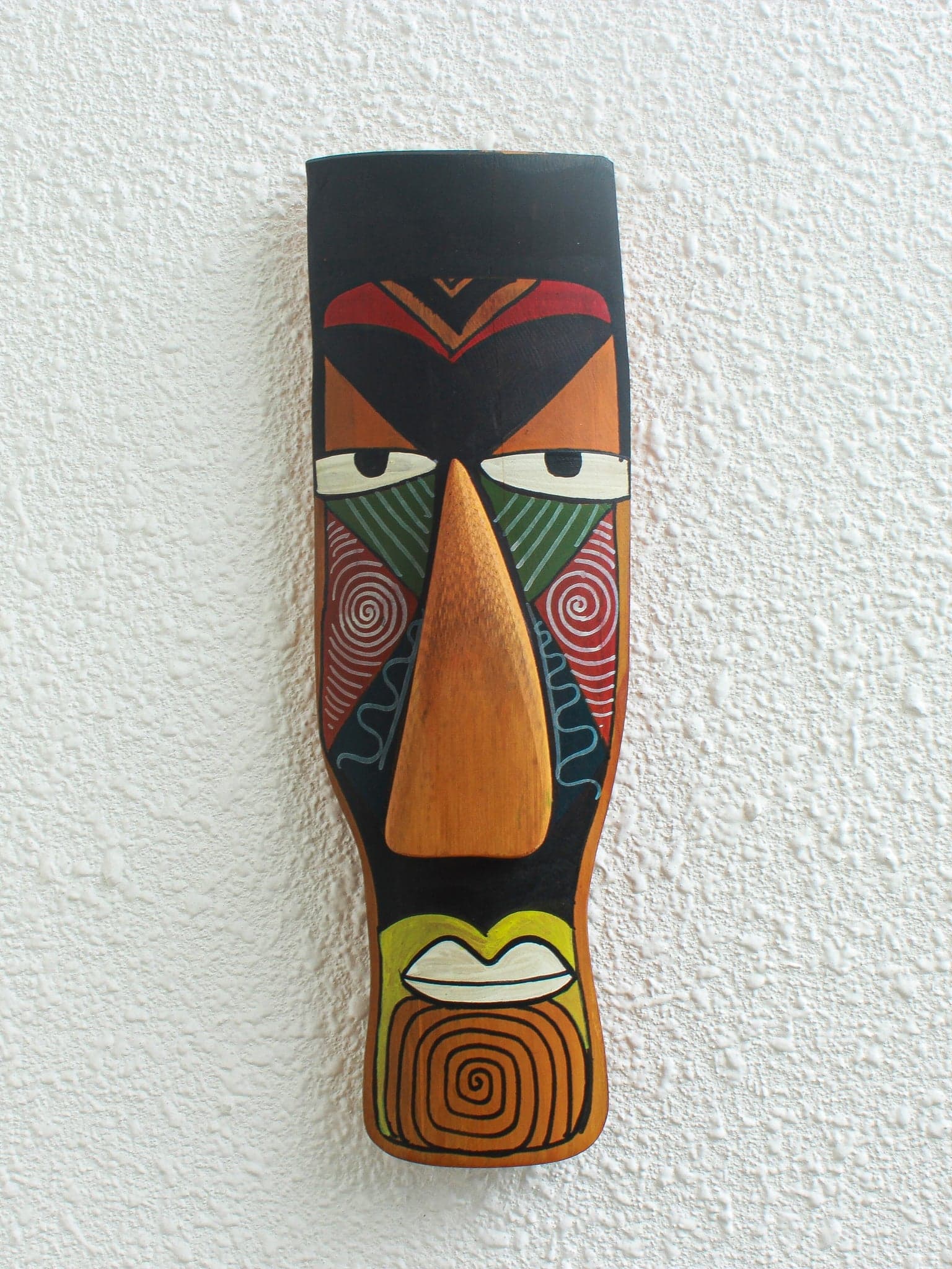 Moopan Bamboo Mask – Handcrafted Tribal Wall Décor