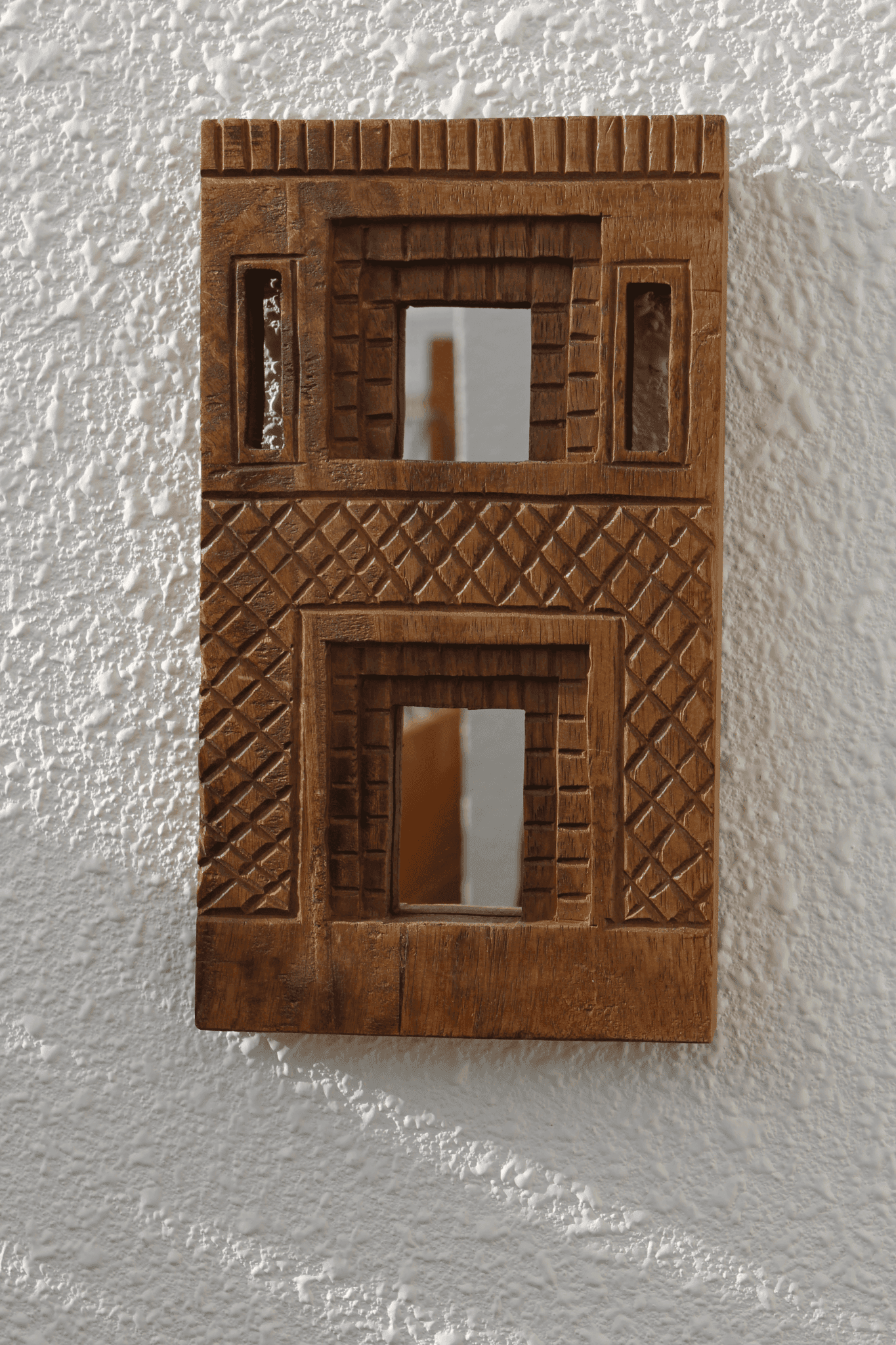 Sanna Handcrafted Tribal Wall Mirror