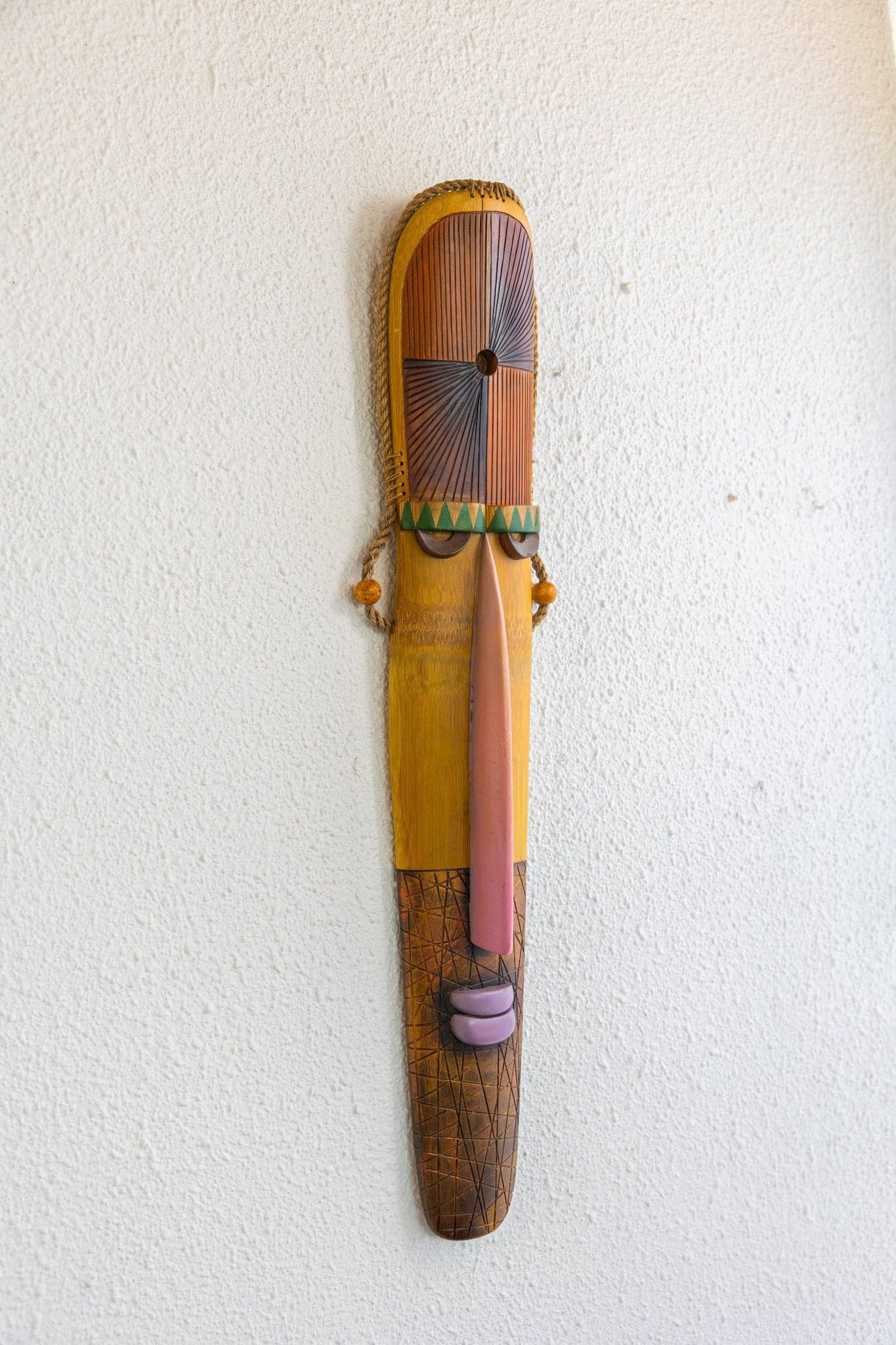Tuatha Sentinel Bamboo Wall Mask