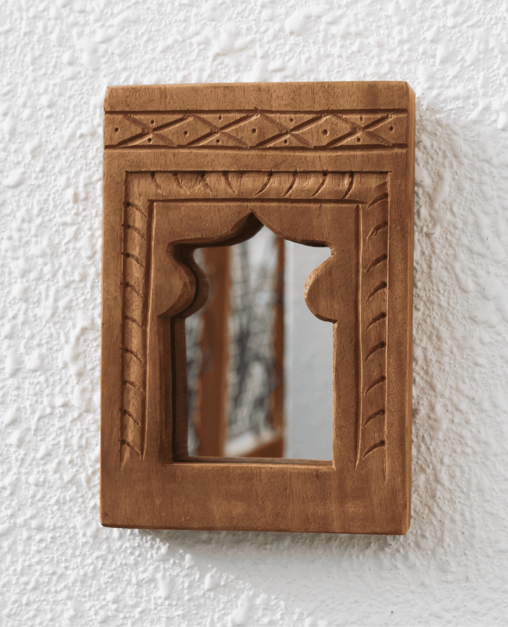 Vana Tribal Temple Mirror Wall Decor