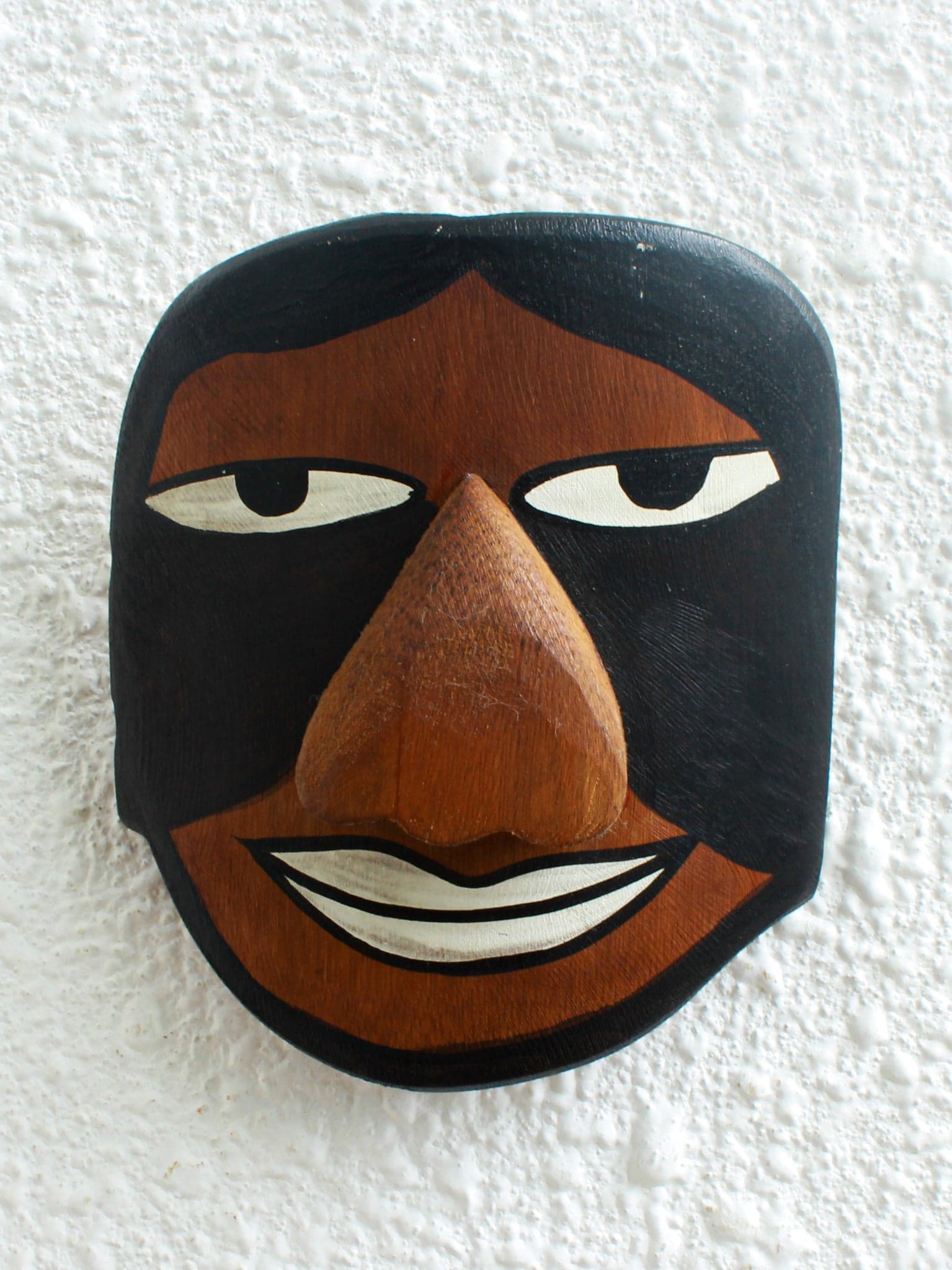 Mirthshade Bamboo Mask – Handcrafted Tribal Wall Décor
