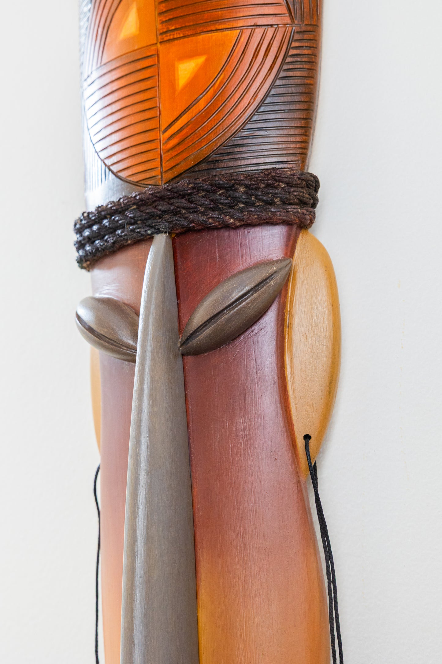 Ogham Bamboo Wall Mask