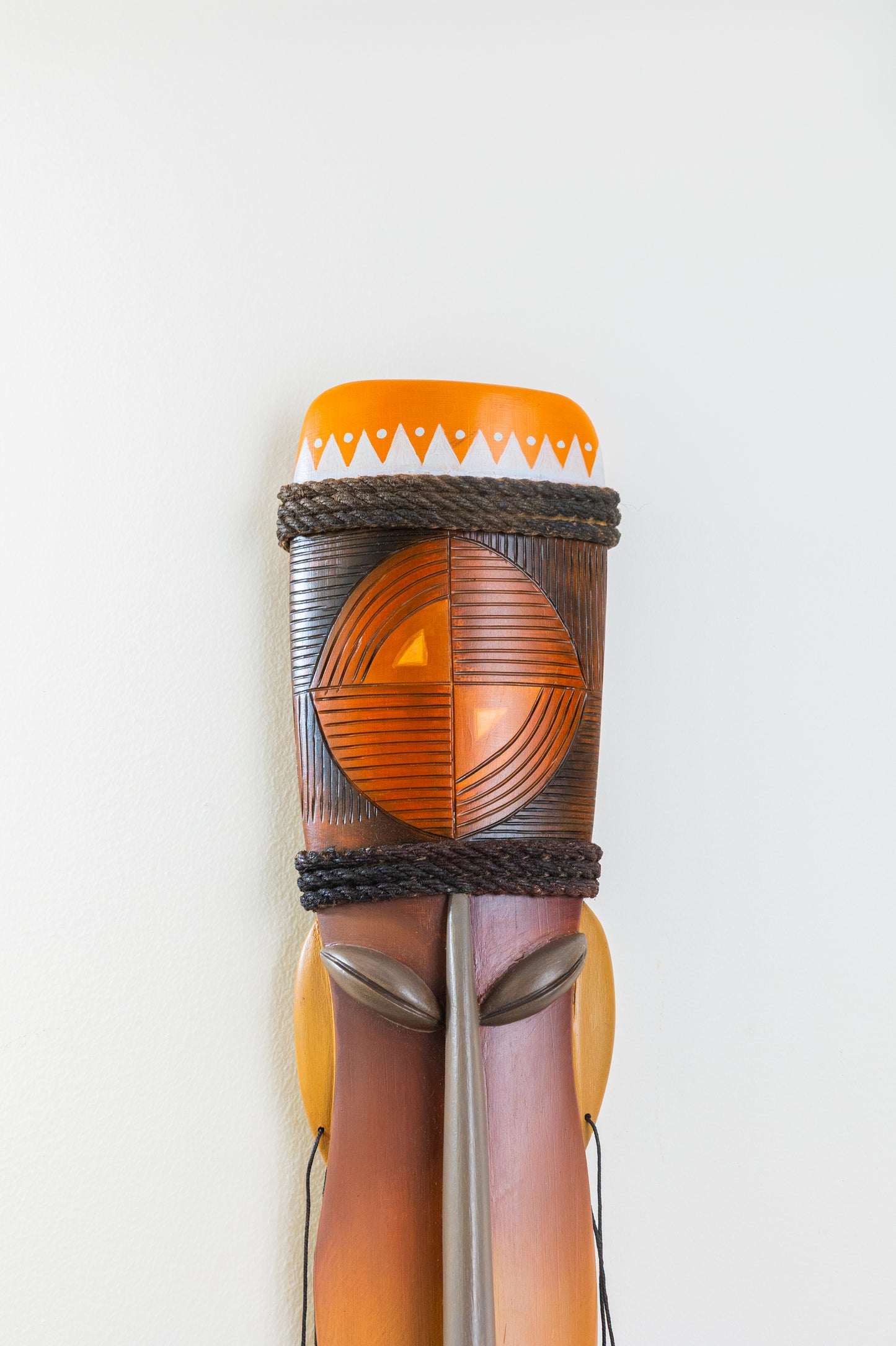 Ogham Bamboo Wall Mask
