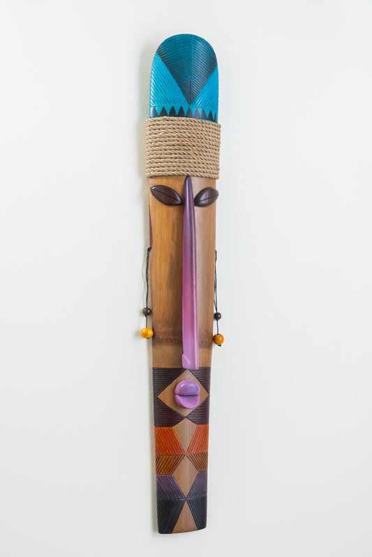 Domovoi Handcrafted Bamboo Wall Mask