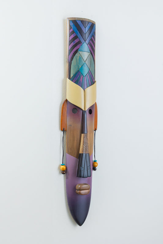 Masai Bamboo Wall Mask