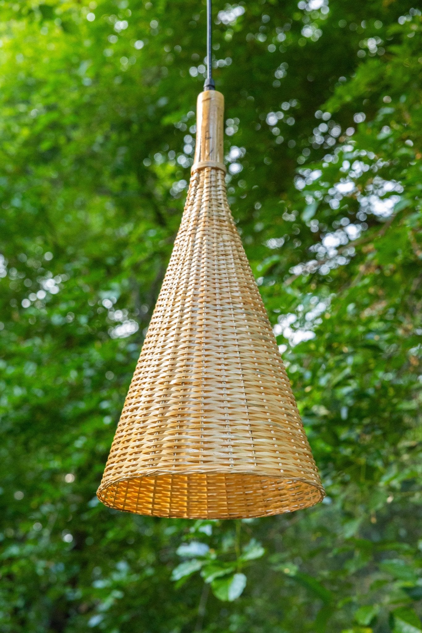 Japanese Bamboo Pendant Light - Nuga