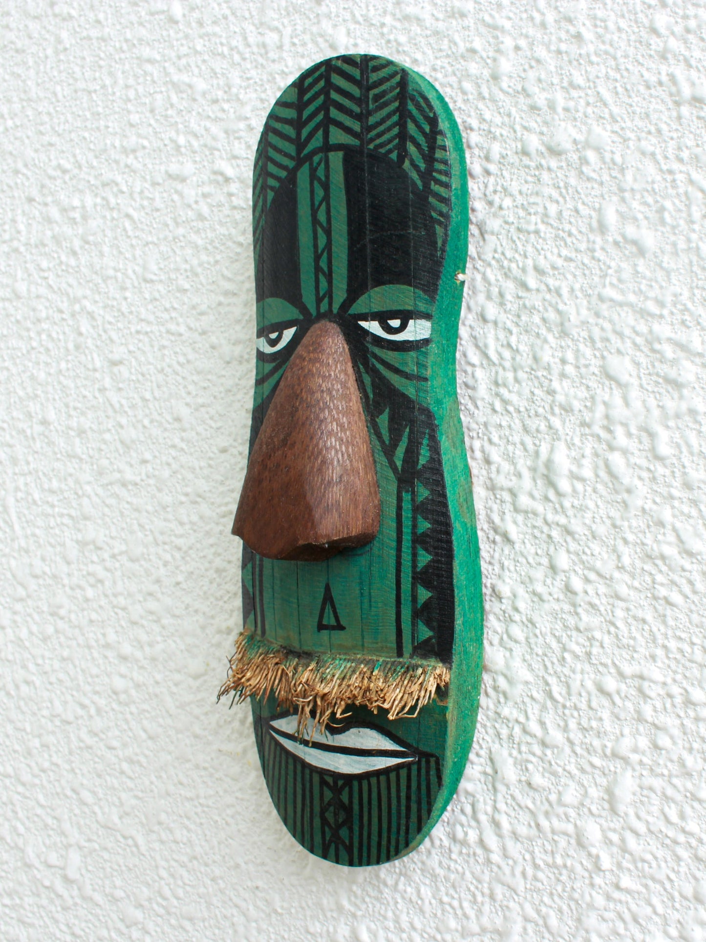 Kochan Bamboo Mask – Handcrafted Tribal Wall Décor - Nuga Mask