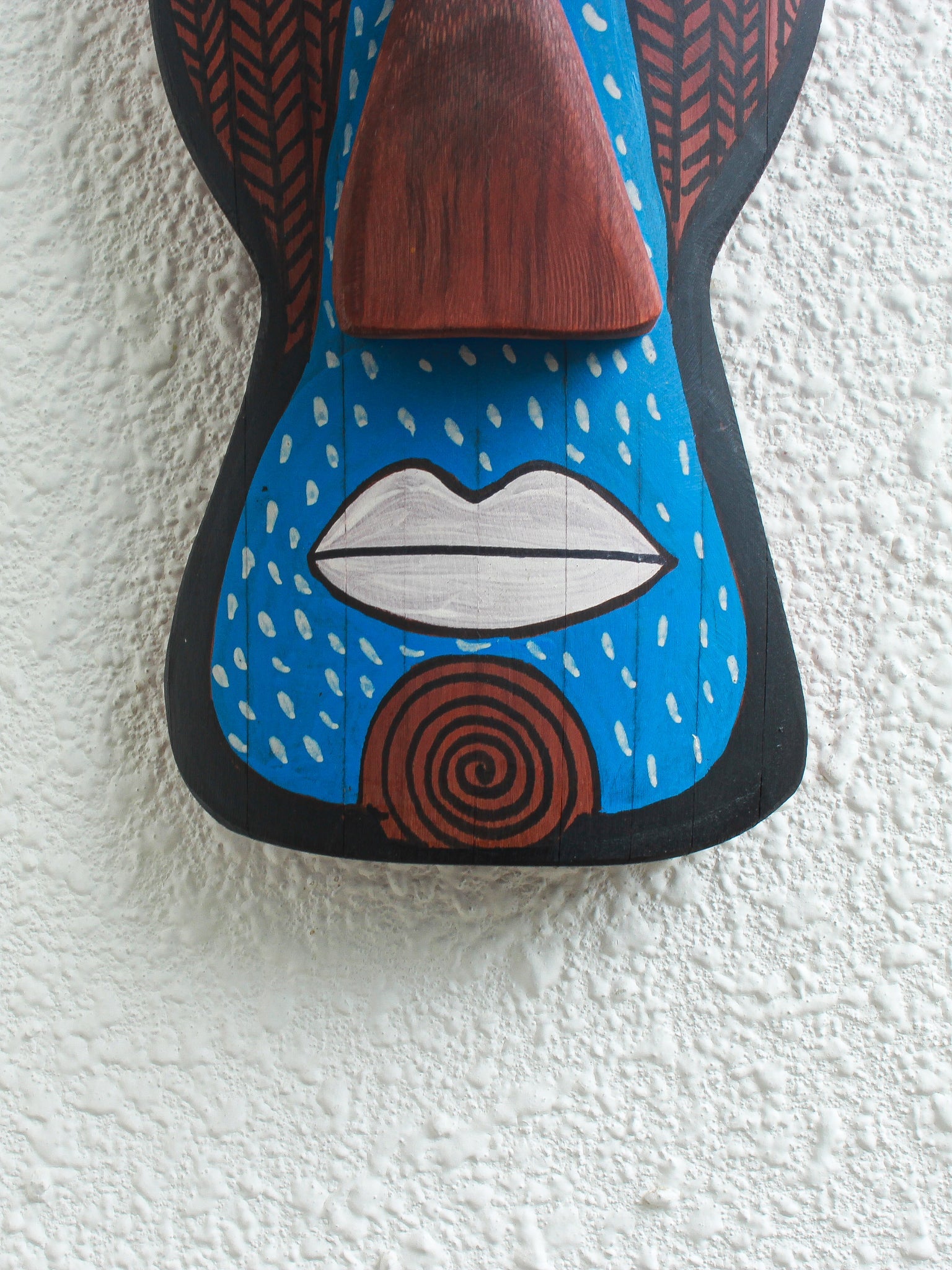 Mannan Bamboo Mask – Handcrafted Tribal Wall Décor - Nuga Mask