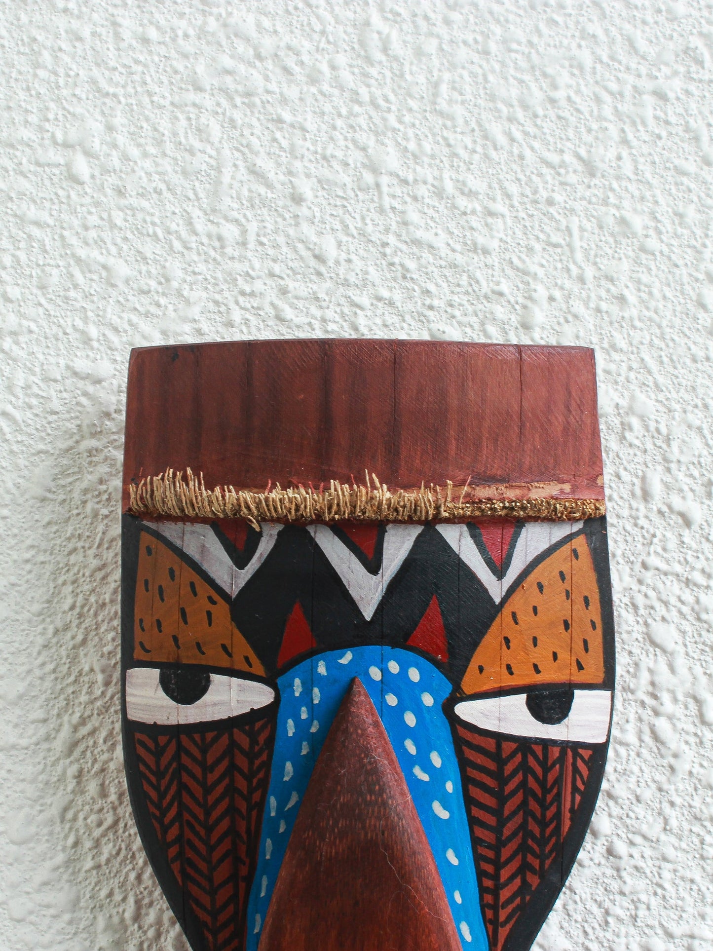 Mannan Bamboo Mask – Handcrafted Tribal Wall Décor - Nuga Mask