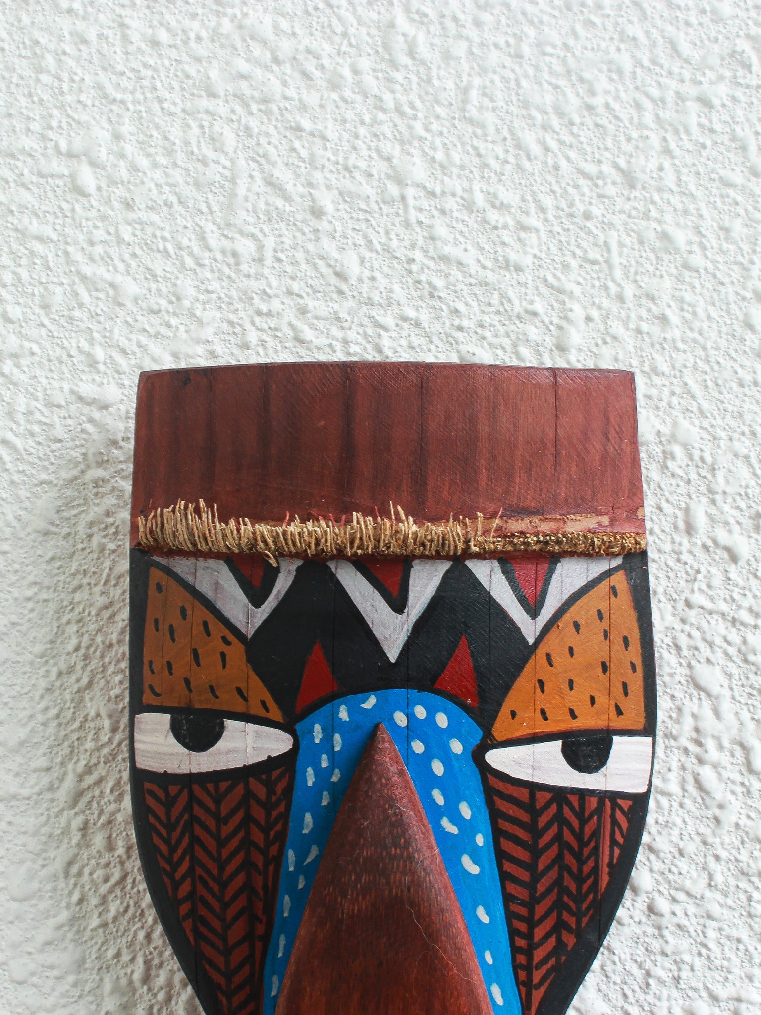 Mannan Bamboo Mask – Handcrafted Tribal Wall Décor - Nuga Mask