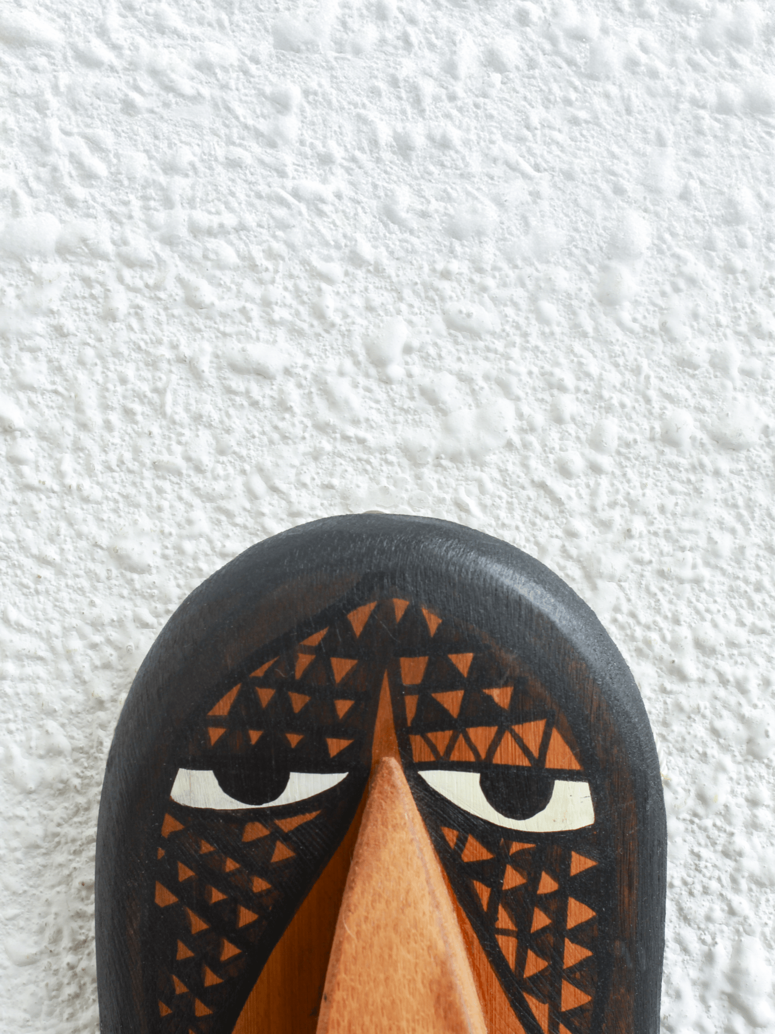 Tessera Bamboo Mask – Handcrafted Tribal Wall Décor - Nuga Mask