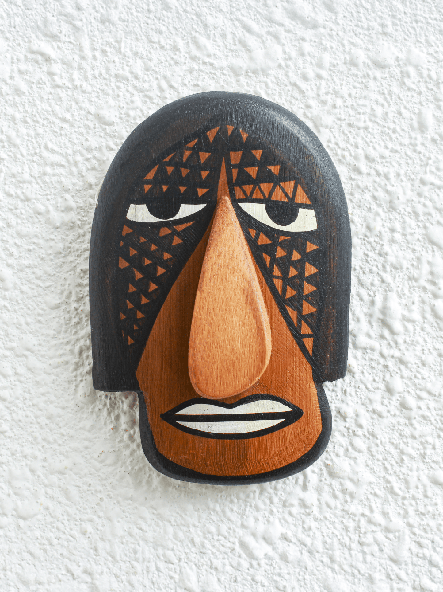 Tessera Bamboo Mask – Handcrafted Tribal Wall Décor - Nuga Mask