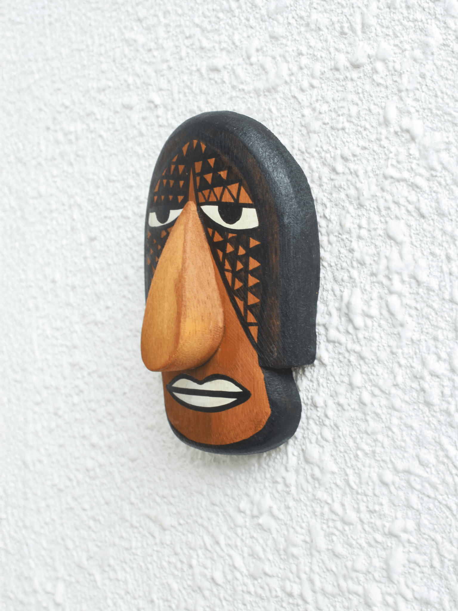 Tessera Bamboo Mask – Handcrafted Tribal Wall Décor - Nuga Mask