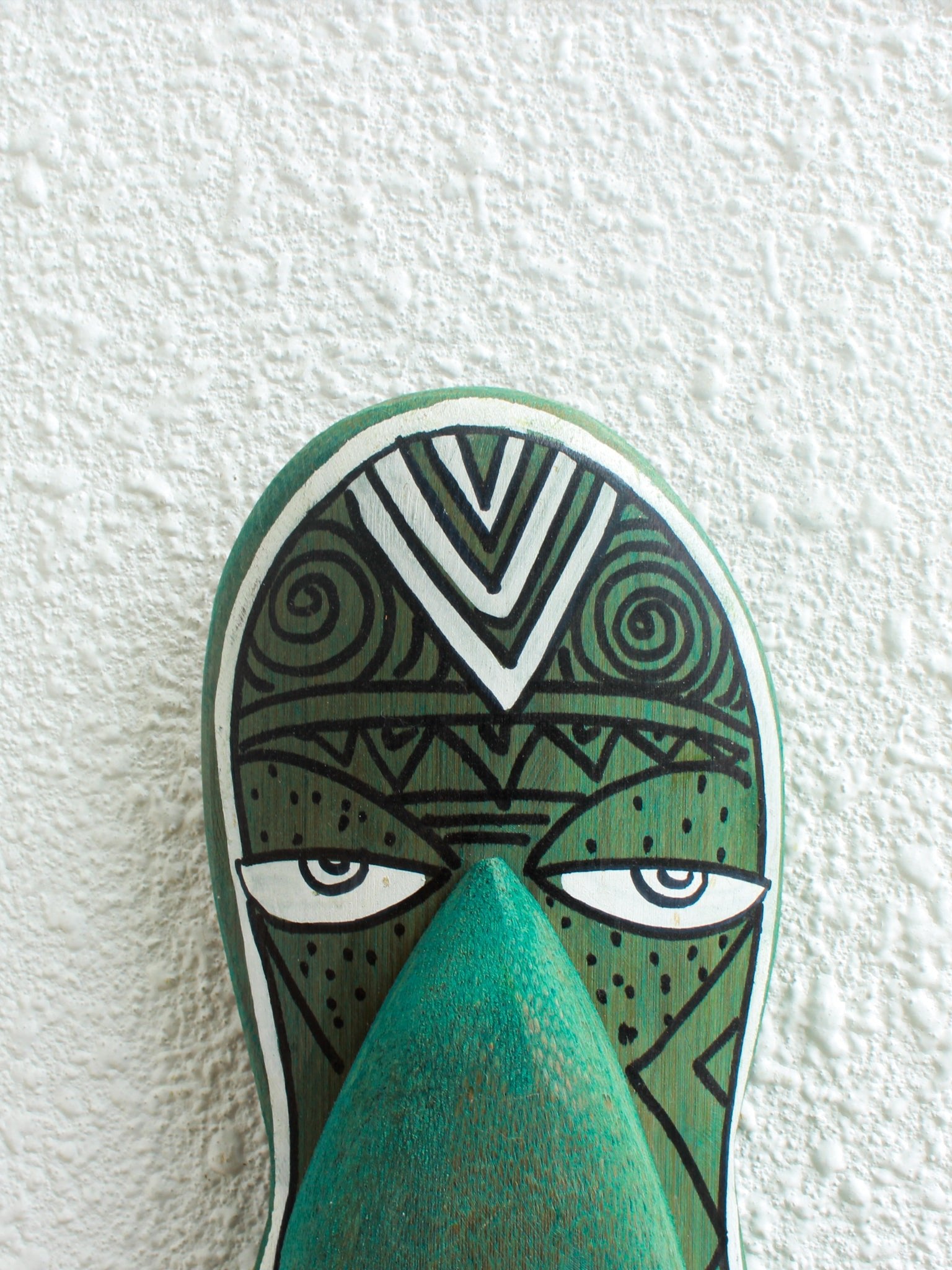 Thekkan Bamboo Mask – Handcrafted Tribal Wall Décor - Nuga Mask