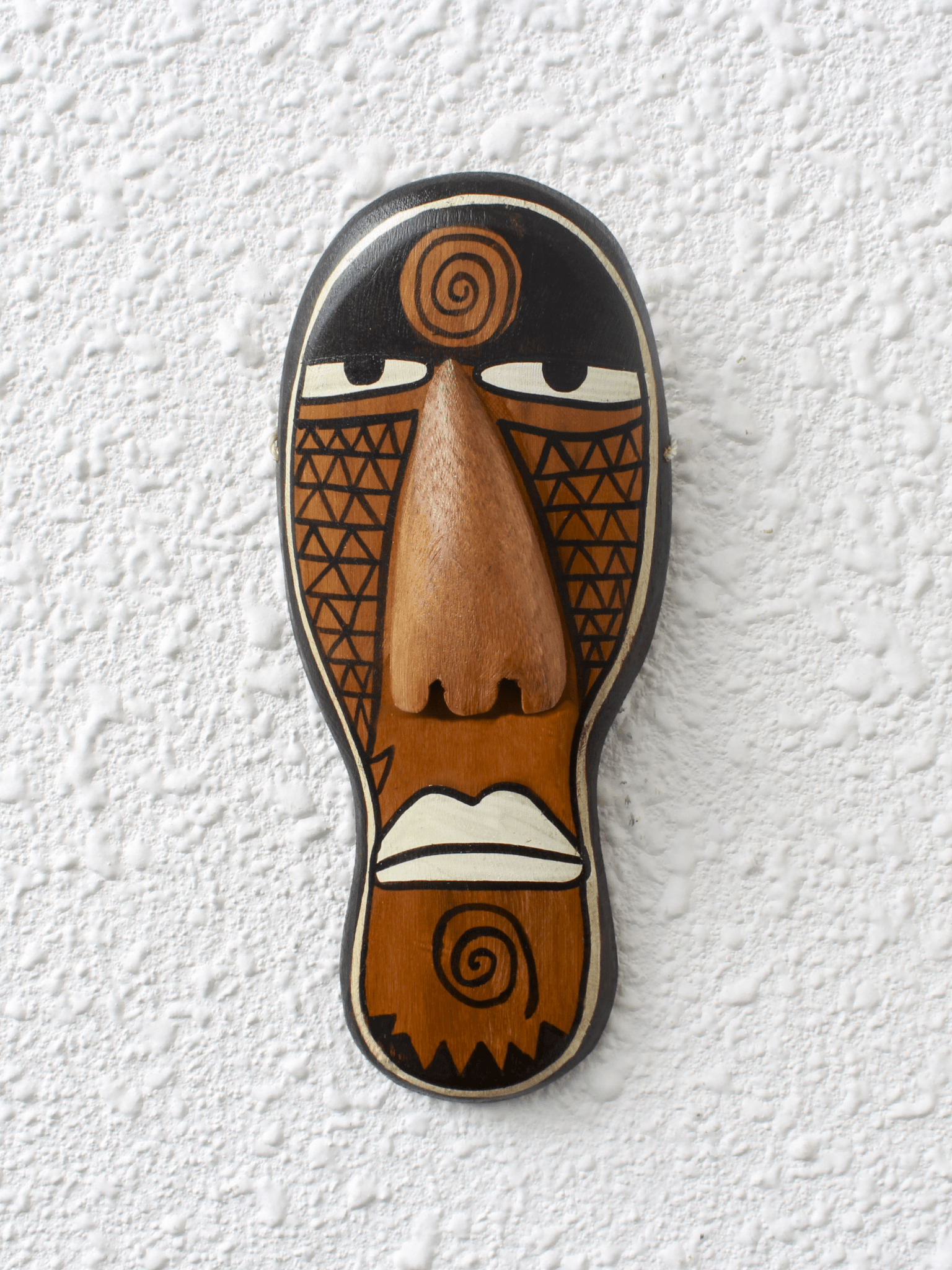 Vanasree Bamboo Mask – Handcrafted Tribal Wall Décor - Nuga Mask